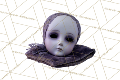 Haunted Dollhouse Clipart, Creepy Dolls, Spooky Tea Party Product Image 3