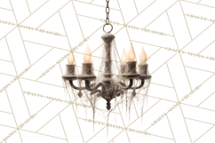 Haunted Dollhouse Clipart, Creepy Dolls, Spooky Tea Party Product Image 2