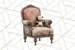 Haunted Dollhouse Clipart, Creepy Dolls, Spooky Tea Party Product Image 5