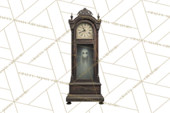 Haunted Dollhouse Clipart, Creepy Dolls, Spooky Tea Party Product Image 5