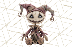 Haunted Dollhouse Clipart, Creepy Dolls, Spooky Tea Party Product Image 2