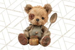 Haunted Dollhouse Clipart, Creepy Dolls, Spooky Tea Party Product Image 4