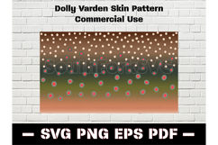 Dolly Varden Skin Pattern SVG PNG EPS PDF Product Image 1