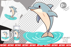 Jumping Dolphin Clipart Product Image 1