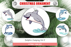 Ornament Jumping Dolphin Product Image 1