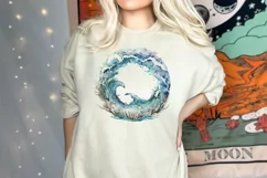 Dolphin Png Ocean Waves Png Ocean Sublimation Design 