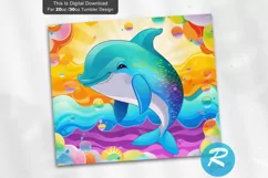 Tara Sparkes,Dolphin Tumbler Wrap,dolphin stain glass,dolphin tumbler,stain glass tumbler,straight tumbler,sublimation download,tumbler design,sublimation tumbler,png file,sublimation design,sublimation png,skinny tumbler,under the sea,digital download,