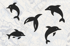 Dolphins and Tail Collection SVG Product Image 1
