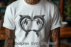 Ocean creature SVG | Sea animal silhouette SVG | Dolphin SVG Product Image 6