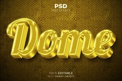 Dome 3D editable text effect Product Image 1