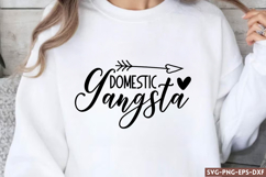 Domestic gangsta SVG Product Image 1