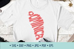 Dominica Cut File | Lettering Word Art Product Image 1