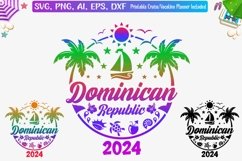 Dominican Republic Vacation 2024 SVG, Summer shirt PNG Product Image 1