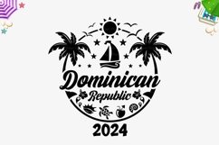 Dominican Republic Vacation 2024 SVG, Summer shirt PNG Product Image 2