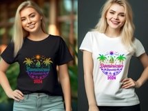 Dominican Republic Vacation 2024 SVG, Summer shirt PNG Product Image 3