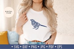 Dominican Republic Bird Word Art SVG Cut File Product Image 2