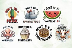 Cute Funny ‘Don’t Be A’ Sublimation Product Image 2