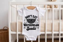 Don&#039;t Eat Watermelon Seeds SVG | Baby SVG | Newborn SVG Product Image 2