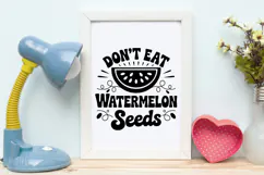 Don't Eat Watermelon Seeds SVG | Baby SVG | Newborn SVG Product Image 4