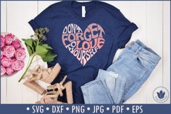 shirt with a motivational word art design