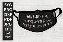 I Was Born To Be Awesome - Sassy&Funny Quote SVG Product Image 2
