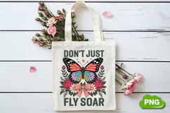 Don't Just Fly Soar PNG, Butterfly PNG, Butterfly Clipart Product Image 4