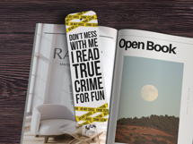 True Crime Bookmark PNG SVG Bundle, Murder Book Lovers PNG Product Image 3