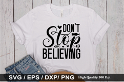 Don&#039;t stop believing - Alcohol SVG Design Product Image 1
