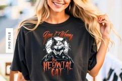 Don't Worry Be Meowtal Cat T shirt Design Product Image 1