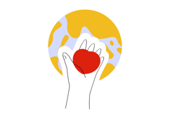 Hand-Drawn Blood Donation Clipart Set - 15 Medical Charity Product Image 5