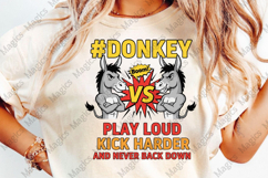 Donkey Boom Play Sublimation Design Product Image 1