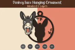 Donkey head Hanging Ornament Product Image 2