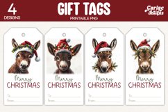 donkey gift tags