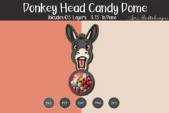 Donkey Head Candy Dome Holder Product Image 2