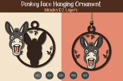 Donkey head Hanging Ornament Product Image 1