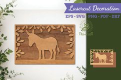 Donkey Lasercut Wall Decor SVG Product Image 1
