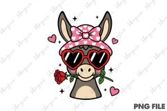 Donkey Valentine Png Product Image 1