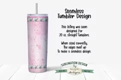 Be My Valentine Donkey | 20 oz Seamless Tumbler Wrap Design Product Image 3