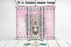 Be My Valentine Donkey | 20 oz Seamless Tumbler Wrap Design Product Image 1