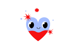 Cute Blood Donation Heart Clipart Set 3 Kawaii Medical Product Image 3