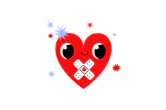 Cute Blood Donation Heart Clipart 3 Kawaii Medical Product Image 4
