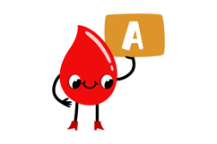 Cute Blood Type Mascot Set: Kawaii Red Drop Characters Product Image 2