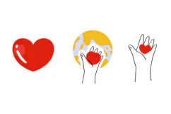Hand-Drawn Blood Donation Clipart - 15 Medical Charity Product Image 6