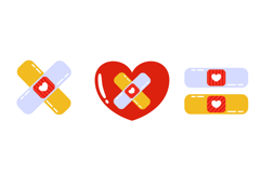 Hand-Drawn Blood Donation Clipart Set - 15 Medical Charity Product Image 9