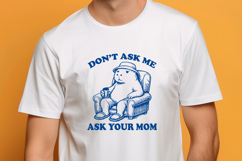 Don't Ask Me Ask Your Mom SVG - Funny Capybara Dad Funny PNG Product Image 3