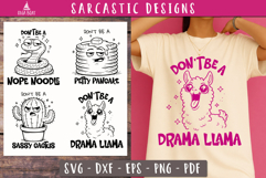 Dont Be Sarcastic Funny Animals SVG