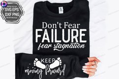 Don&#039;t Fear Failure Sleeve SVG, Entrepreneur Sleeve SVG Product Image 2
