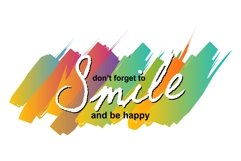 Vector image with SMILE text ,SVG Product Image 3