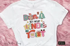 Don't Get Your Tinsel In A Twist PNG | Christmas Sublimation Product Image 3
