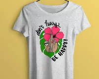 Funny Sloth SVG File, Sloth Sublimation PNG, Don't Hurry SVG Product Image 4